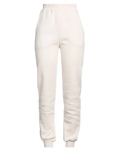 Dondup Woman Pants Off White Size Xs Cotton, Elastane In Neutral