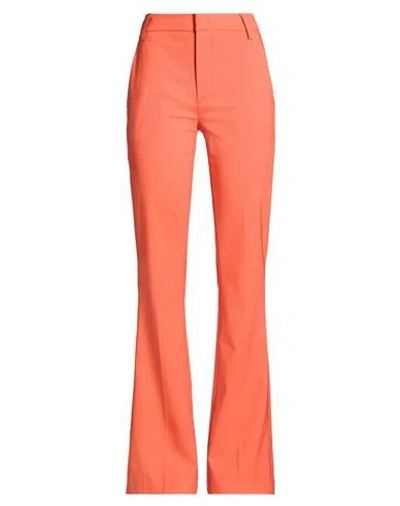 Dondup Woman Pants Orange Size 30 Virgin Wool, Elastane