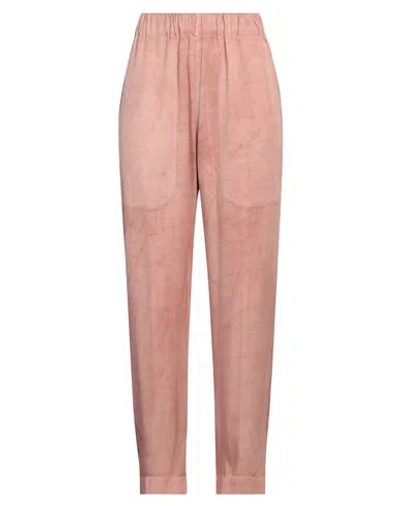 Dondup Woman Pants Pastel Pink Size 4 Viscose