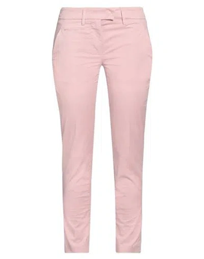 Dondup Woman Pants Pink Size 31 Cotton, Elastane