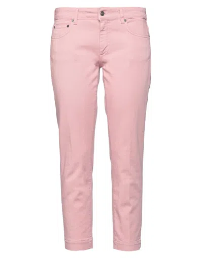 Dondup Cropped Pants In Pink