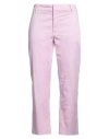 Dondup Woman Pants Pink Size 27 Cotton, Elastane