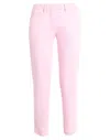 Dondup Woman Pants Pink Size 28 Cotton, Elastane