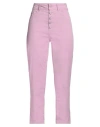 Dondup Koons Cropped Straight-leg Trousers In Pink