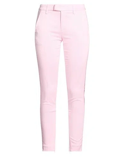 Dondup Woman Pants Pink Size 31 Cotton, Viscose, Elastane, Polyester