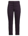 Dondup Woman Pants Plum Size 29 Cotton, Elastane In Purple