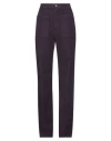 Dondup Woman Pants Purple Size 26 Cotton, Elastane
