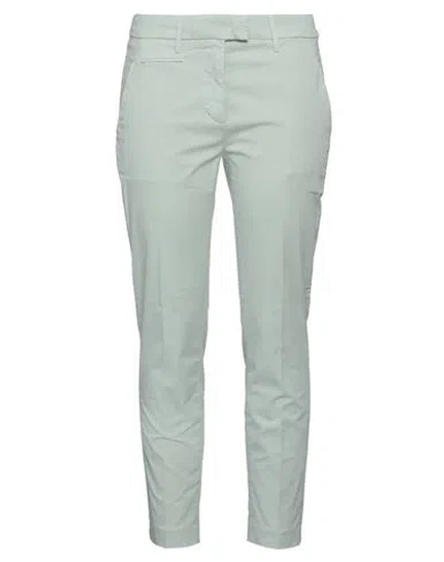 Dondup Woman Pants Sage Green Size 24 Cotton, Elastane