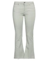 Dondup Woman Jeans Sage Green Size 28 Cotton, Elastomultiester, Elastane In Sage Green