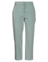Dondup Woman Pants Sage Green Size 29 Cotton, Elastane