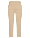 Dondup Woman Pants Sand Size 4 Cotton, Elastane In Beige