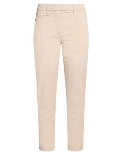 Dondup Woman Pants Sand Size 29 Cotton, Elastane In Neutral
