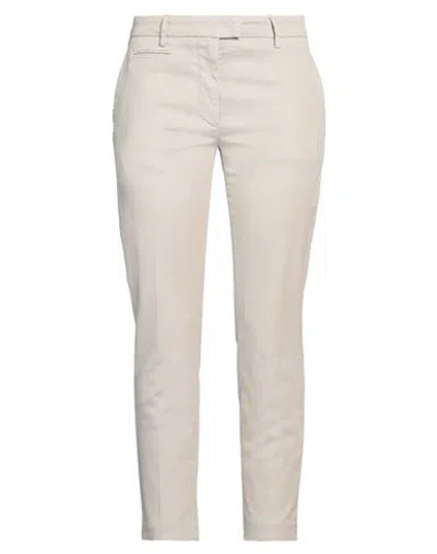 Dondup Woman Pants Sand Size 31 Cotton, Lyocell, Elastane In Beige