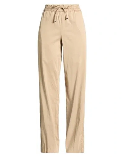 Dondup Woman Pants Sand Size 31 Lyocell, Elastane In Brown