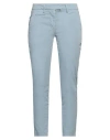 Dondup Woman Pants Slate Blue Size 29 Cotton, Elastane