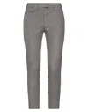 Dondup Woman Pants Taupe Size 31 Polyester, Acrylic, Viscose, Wool, Elastane In Grey