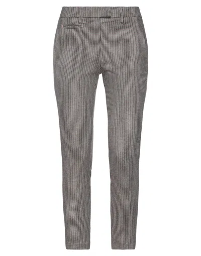 Dondup Woman Pants Taupe Size 31 Polyester, Acrylic, Viscose, Wool, Elastane In Grey
