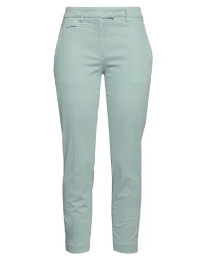 Dondup Woman Pants Turquoise Size 29 Cotton, Elastane In Blue