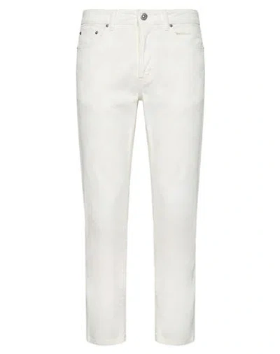 Dondup Woman Pants White Size 26 Cotton, Lyocell, Elastane In Neutral