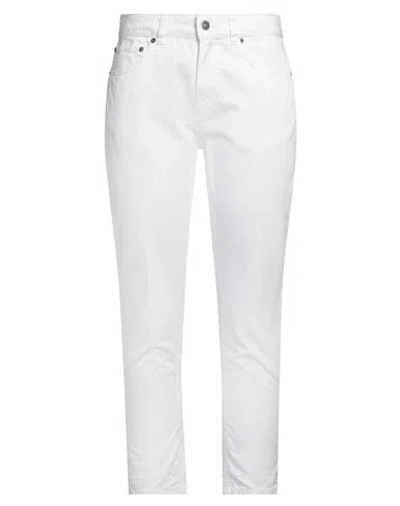 Dondup Woman Pants White Size 28 Cotton