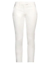 Dondup Woman Pants White Size 28 Cotton, Lyocell, Elastane In White