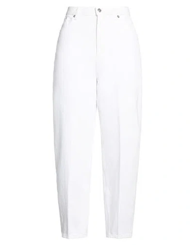 Dondup Woman Pants White Size 29 Cotton