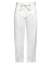Dondup Woman Pants White Size 29 Cotton, Elastane