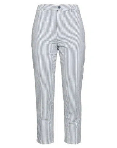 Dondup Woman Pants White Size 30 Cotton, Elastane