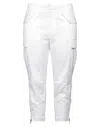 Dondup Cropped Pants In White