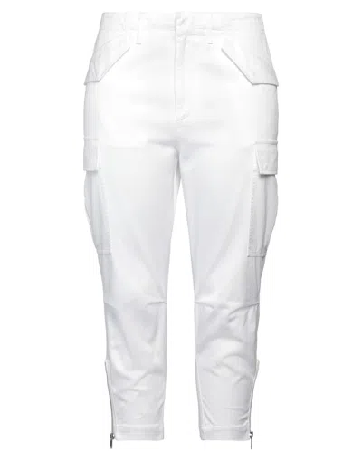 Dondup Cropped Pants In White