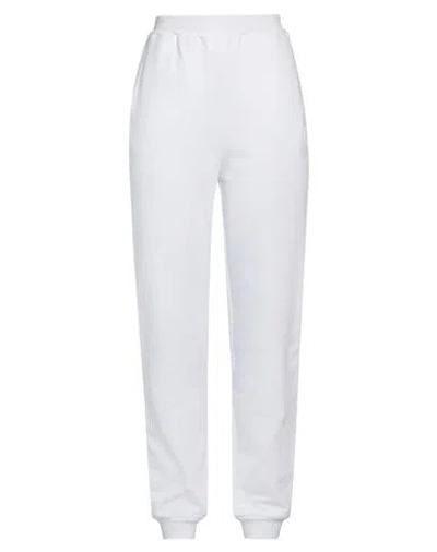 Dondup Woman Pants White Size L Cotton, Elastane
