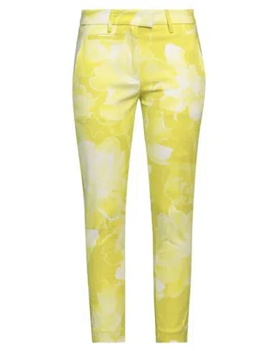Dondup Woman Pants Yellow Size 29 Cotton, Elastane
