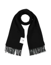 Dondup Woman Scarf Black Size - Wool In Black