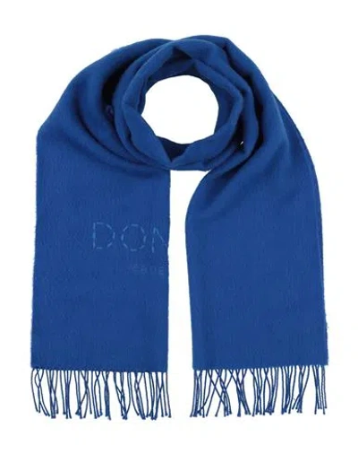 Dondup Woman Scarf Bright Blue Size - Wool