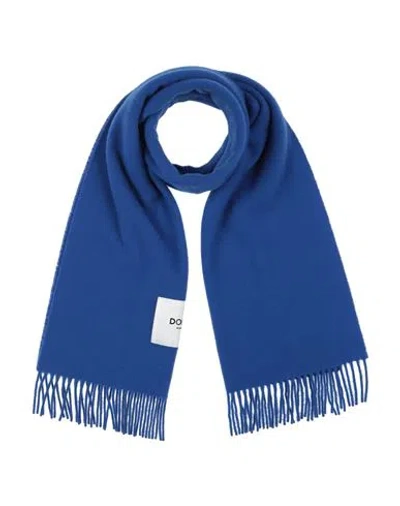 Dondup Woman Scarf Bright Blue Size - Wool