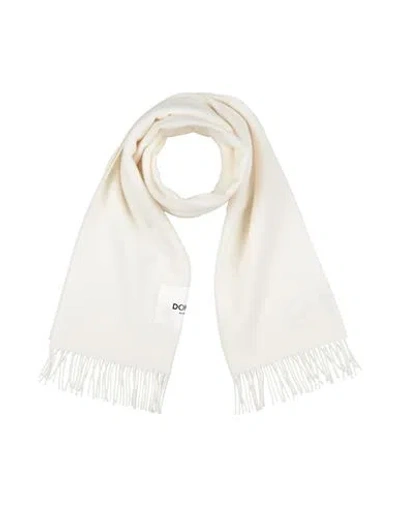 Dondup Woman Scarf Ivory Size - Wool In White
