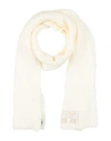 Dondup Woman Scarf White Size - Acrylic, Polyamide, Wool, Viscose In White