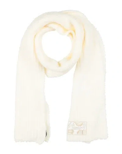 Dondup Woman Scarf White Size - Acrylic, Polyamide, Wool, Viscose