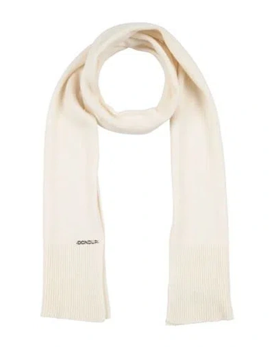 Dondup Woman Scarf White Size - Cashmere, Virgin Wool