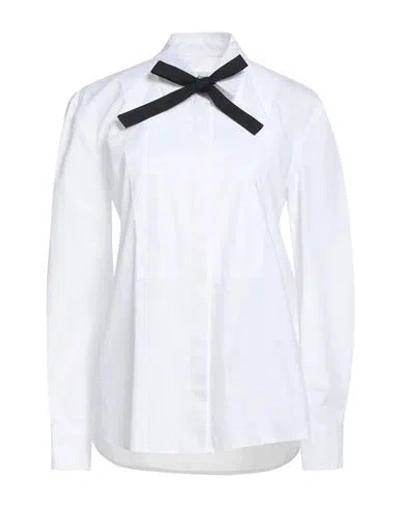 Dondup Woman Shirt White Size 8 Cotton