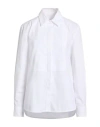 Dondup Woman Shirt White Size 8 Cotton In White