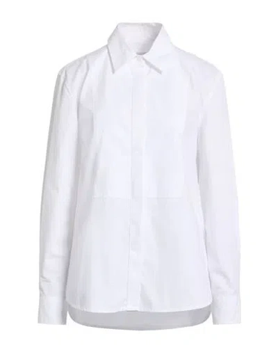 Dondup Woman Shirt White Size 8 Cotton