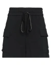Dondup Woman Shorts & Bermuda Shorts Black Size 26 Viscose, Elastane In Black