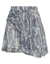 Dondup Woman Shorts & Bermuda Shorts Blue Size 8 Viscose In Blue