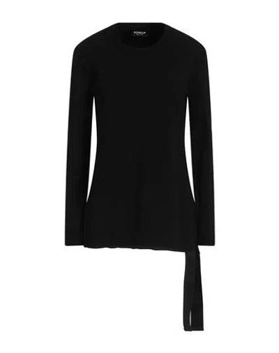 Dondup Woman Sweater Black Size 10 Viscose, Polyester