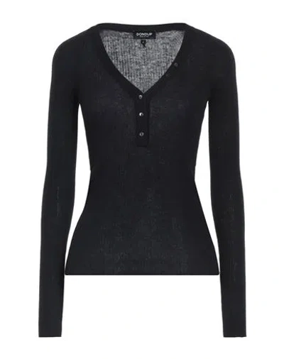 Dondup Woman Sweater Black Size 10 Wool, Cashmere