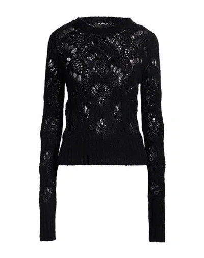 Dondup Woman Sweater Black Size 4 Virgin Wool, Polyamide, Alpaca Wool