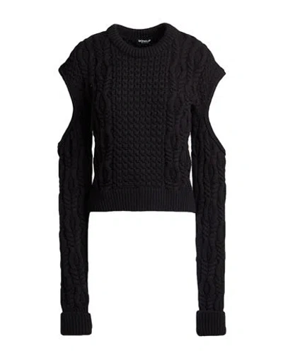 Dondup Woman Sweater Black Size 8 Wool