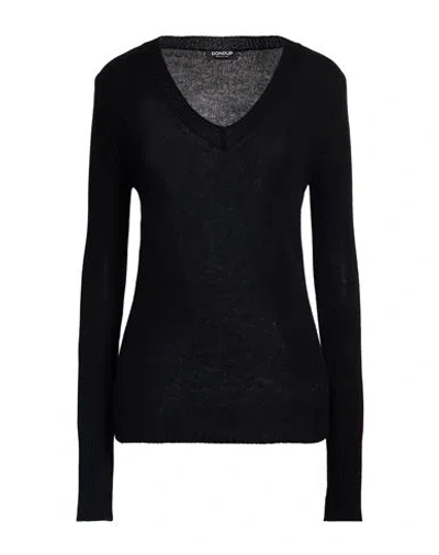 Dondup Woman Sweater Black Size 8 Wool, Cashmere