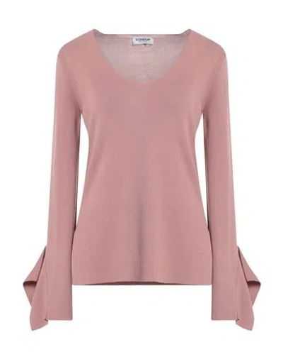 Dondup Woman Sweater Blush Size 6 Cotton In Pink